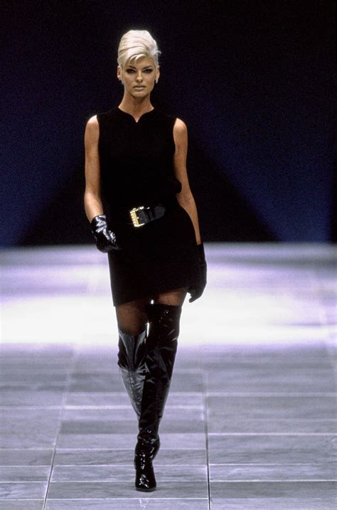 versace 1991 fashion show freedom|gianni versace fall collection.